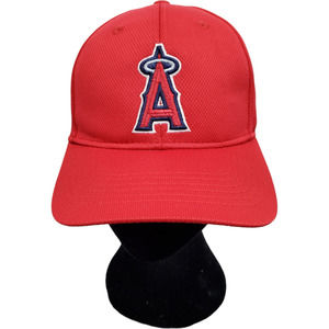 MLB Team Los Angeles Angels OC Sports Baseball Hat Cap Youth Red Logo Adjustable